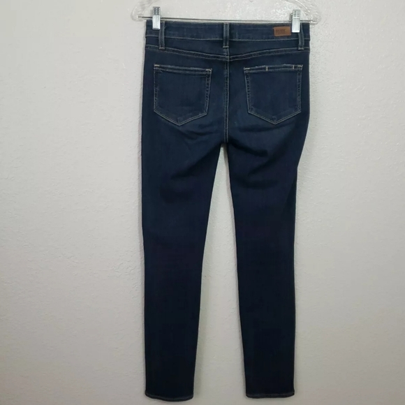PAIGE Skyline Ankle Peg Dark Wash Jeans - Picture 2 of 9